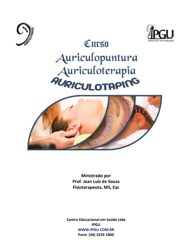 Livro do Curso de Auriculoterapia